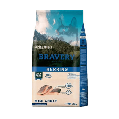 BRAVERY HERRING MINI ADULT SMALL BREEDS  2 KG